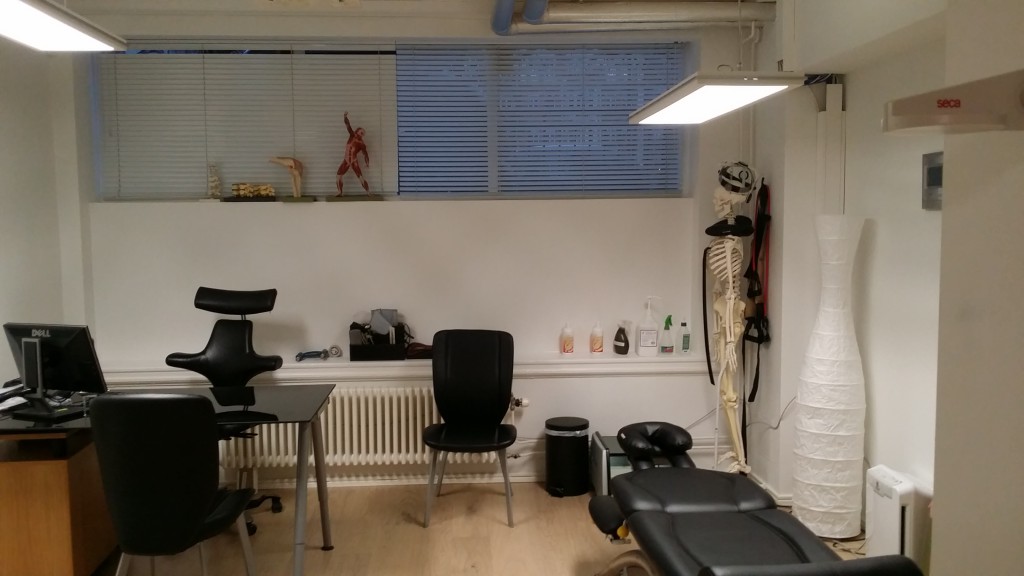 Mitt behandlingsrummet i centrala Malmö